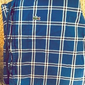 Long sleeve Lacoste button up shirt